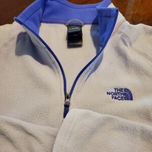 The North Face Lavender/purple Accent Fleece Half-Zip pullover